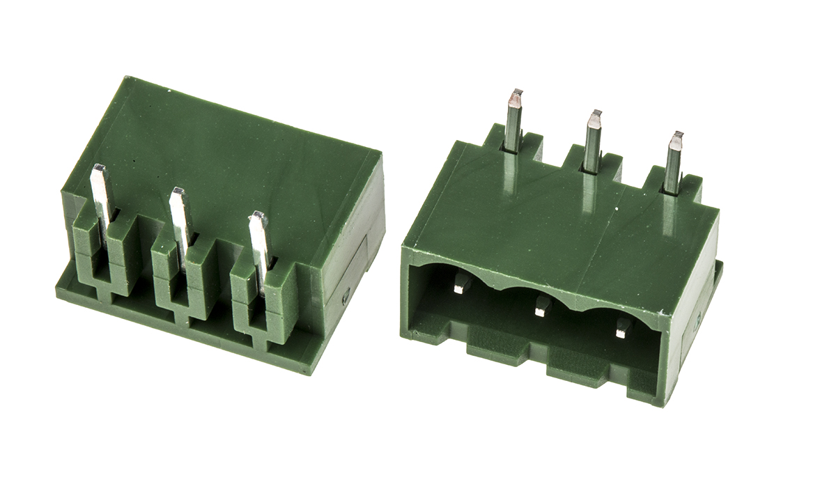 RS PRO, 5.08mm Pitch, 3 Way, Pluggable Terminal Block, Header, Through Hole, Solder Termination