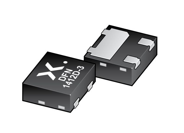 Nexperia BC807-40QCZ PNP Transistor, -500 mA, -45 V DFN1412D-3