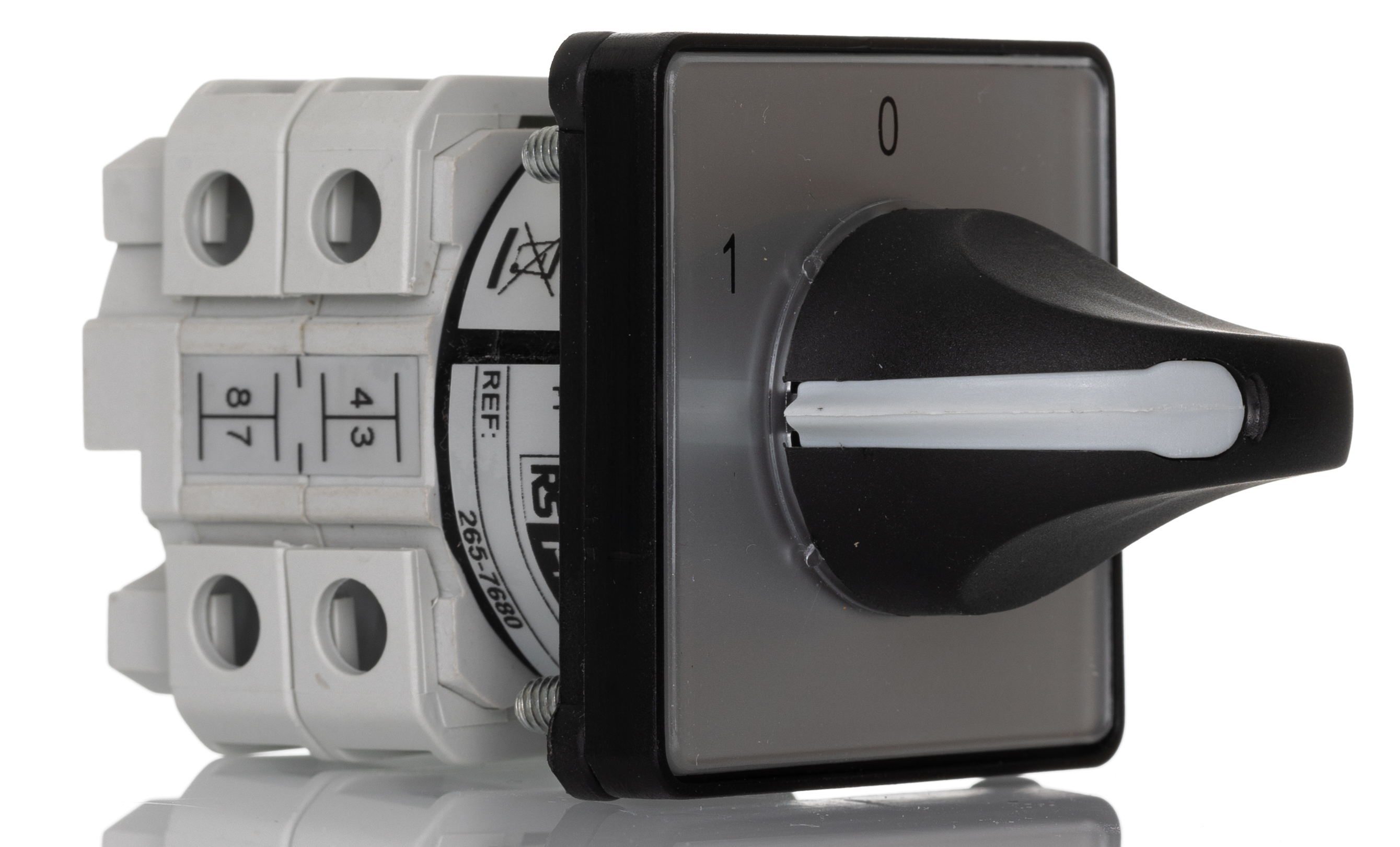 RS PRO, DP 3 Position 60° Changeover Cam Switch, 500V ac, 25A, Knob Actuator