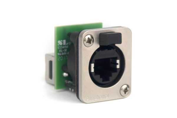 Amphenol Industrial PCB Mount XLR Connector, Horizontal, Female, IP40, 125 V ac, 8 Way, Gold Plating