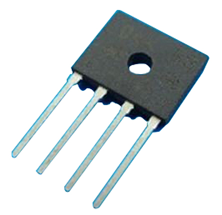 HY Electronic Corp Bridge Rectifier, 3A, 600V, 4-Pin