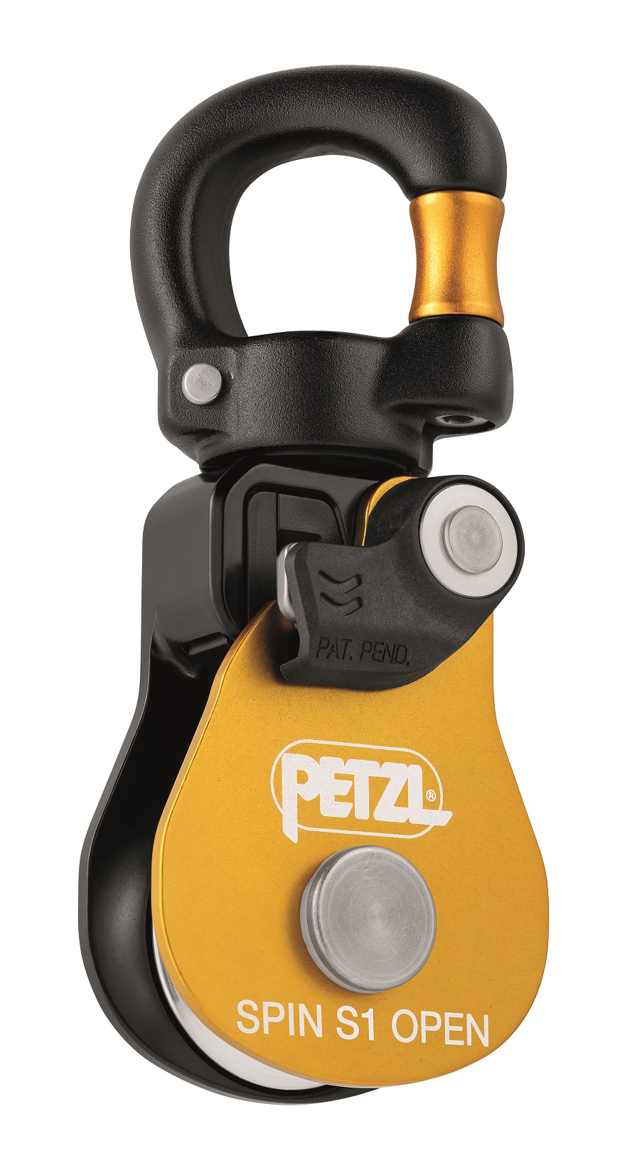 Petzl Rope Pulley, 7mm min rope diameter, 11mm max rope diameter, 5kN max working load, 23kN breaking strength
