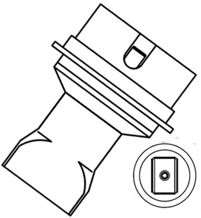 Weller 1 ND Hot Air Nozzle for use with WHA3000/WHA2000/WHA700/WHA300 Hot Air Stations