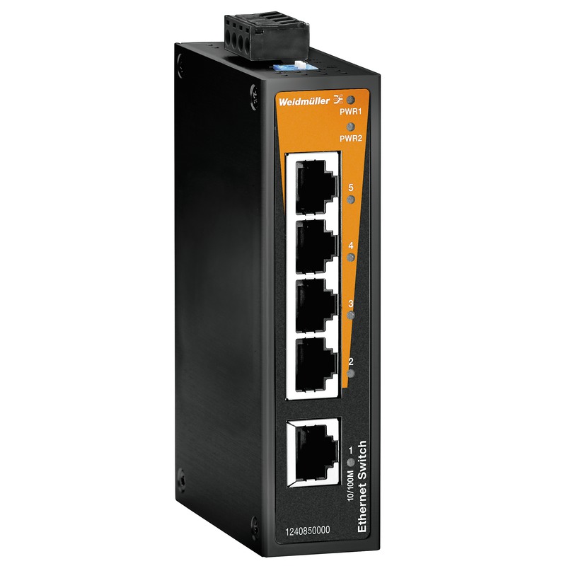 Weidmüller Unmanaged 5 x RJ45 Port Network Switch