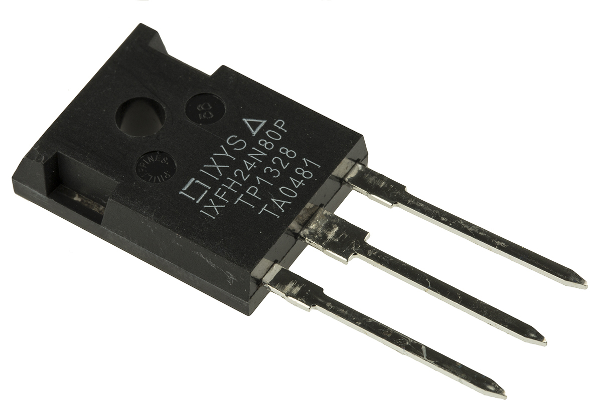 IXYS Type N-Channel MOSFET, 24 A, 800 V Enhancement, 3-Pin TO-247 IXFH24N80P