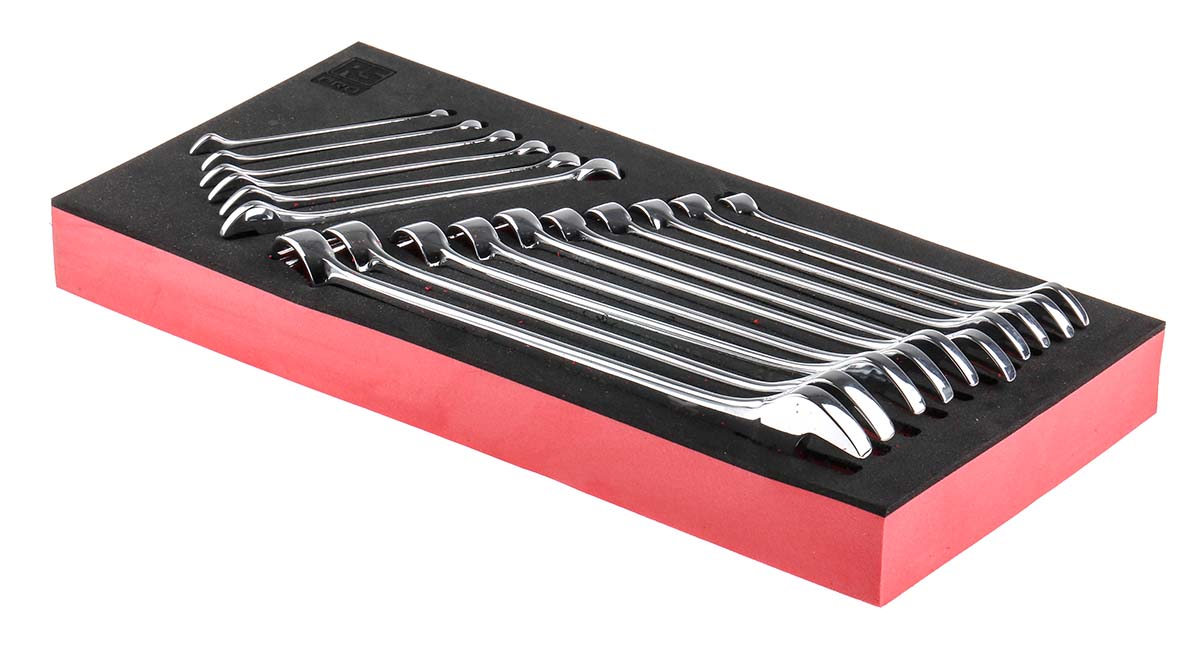 RS PRO 16-Piece Spanner Set, 6 → 24 mm, Steel
