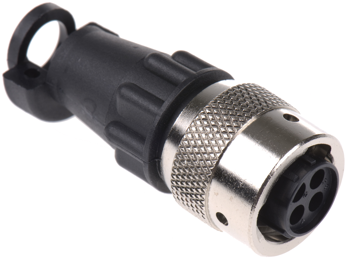 ITT Cannon Circular Connector, 4 Contacts, Cable, Socket, Female, IP65, QM Series