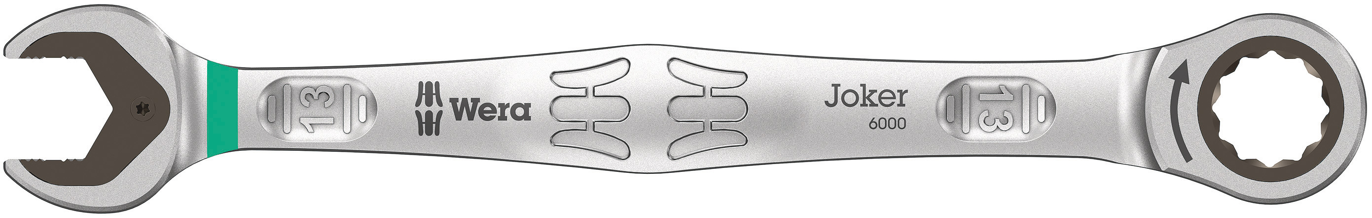 Wera Joker Series Combination Ratchet Spanner, 13mm, Metric, Double Ended, 177 mm Overall