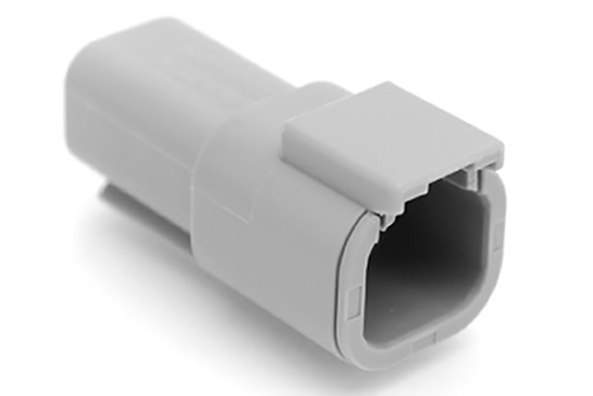 Amphenol Industrial, ATM Automotive Connector Socket Grey Cable Mount 4 Way, Crimp Termination ATM04-4P