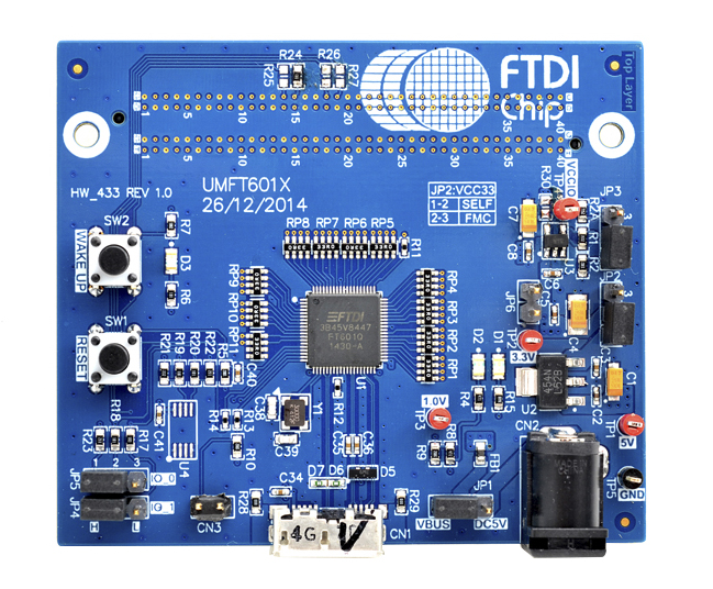 FTDI Chip Bridge Evaluation Board Evaluation Kit for FT60x UMFT601X-B