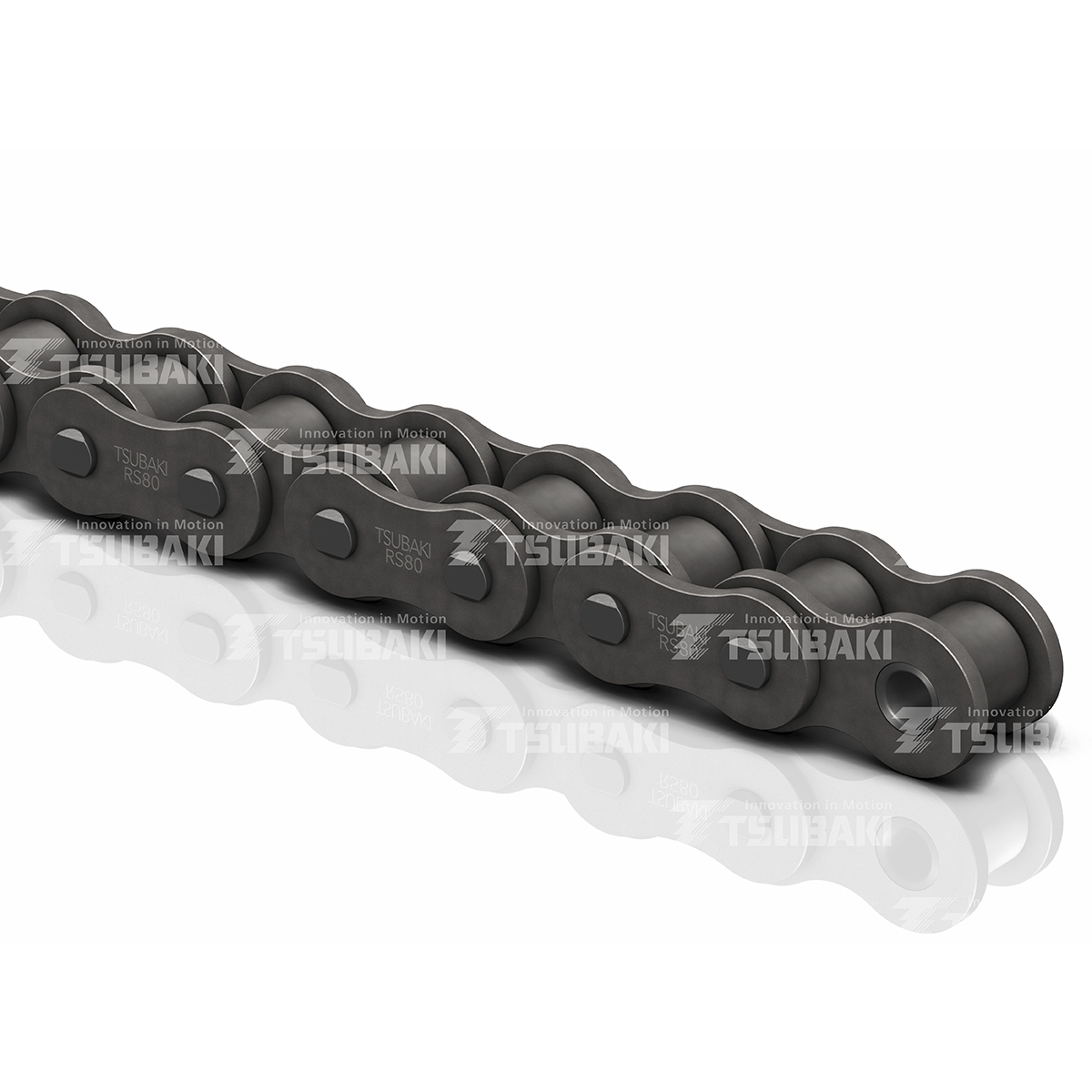 Tsubaki 40-2 Duplex Roller Chain, 3.05m, ANSI G8, ANSI (DIN 8188)