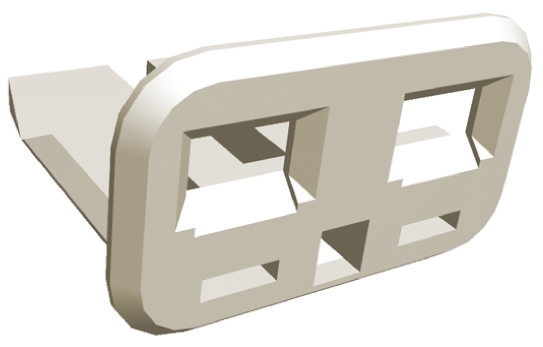 TE Connectivity, Econoseal J Mark II 2 Way TPA Lock for use with Automotive Connectors