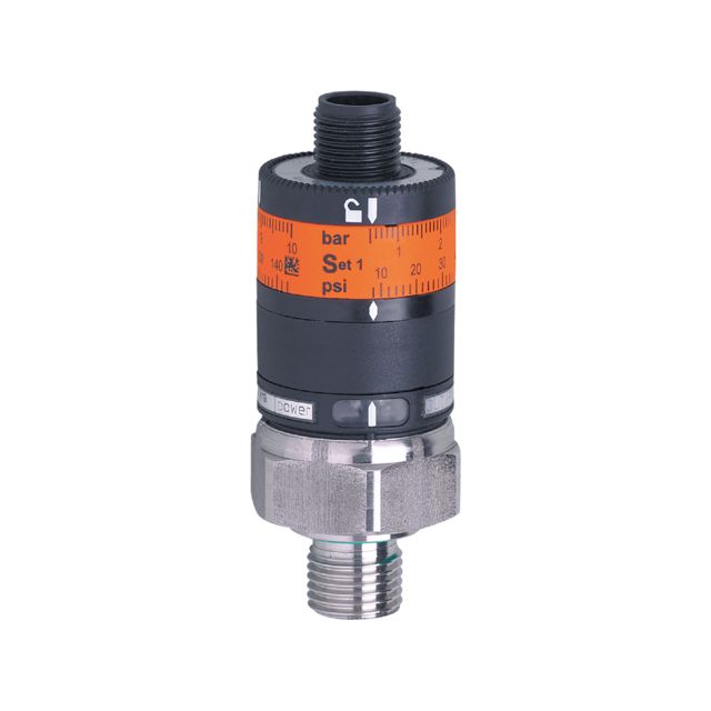 ifm electronic PK Series Pressure Sensor, 0psi Min, 3625psi Max, Digital Output, Relative Reading