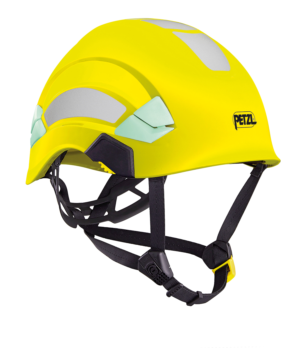 Petzl VERTEX Yellow Safety Helmet with Chin Strap, Adjustable