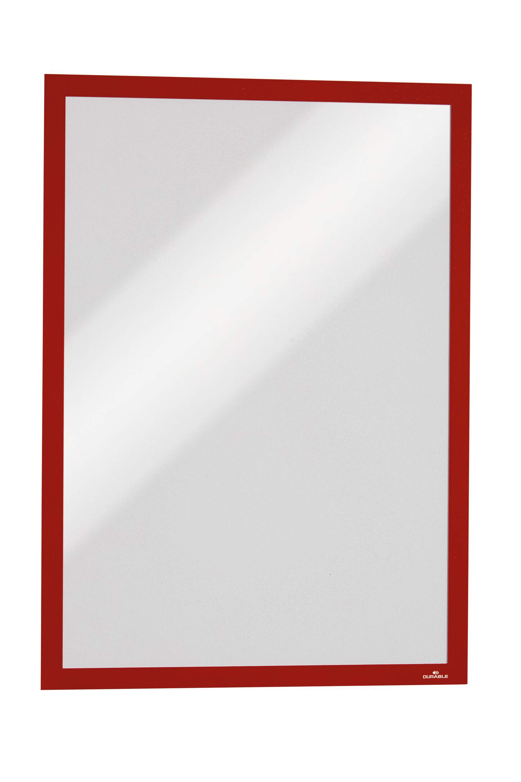 Durable MagneticDURAFRAME® MAGNETIC Red A3 Metal Information Frame, 446mm Height, 325mm Width