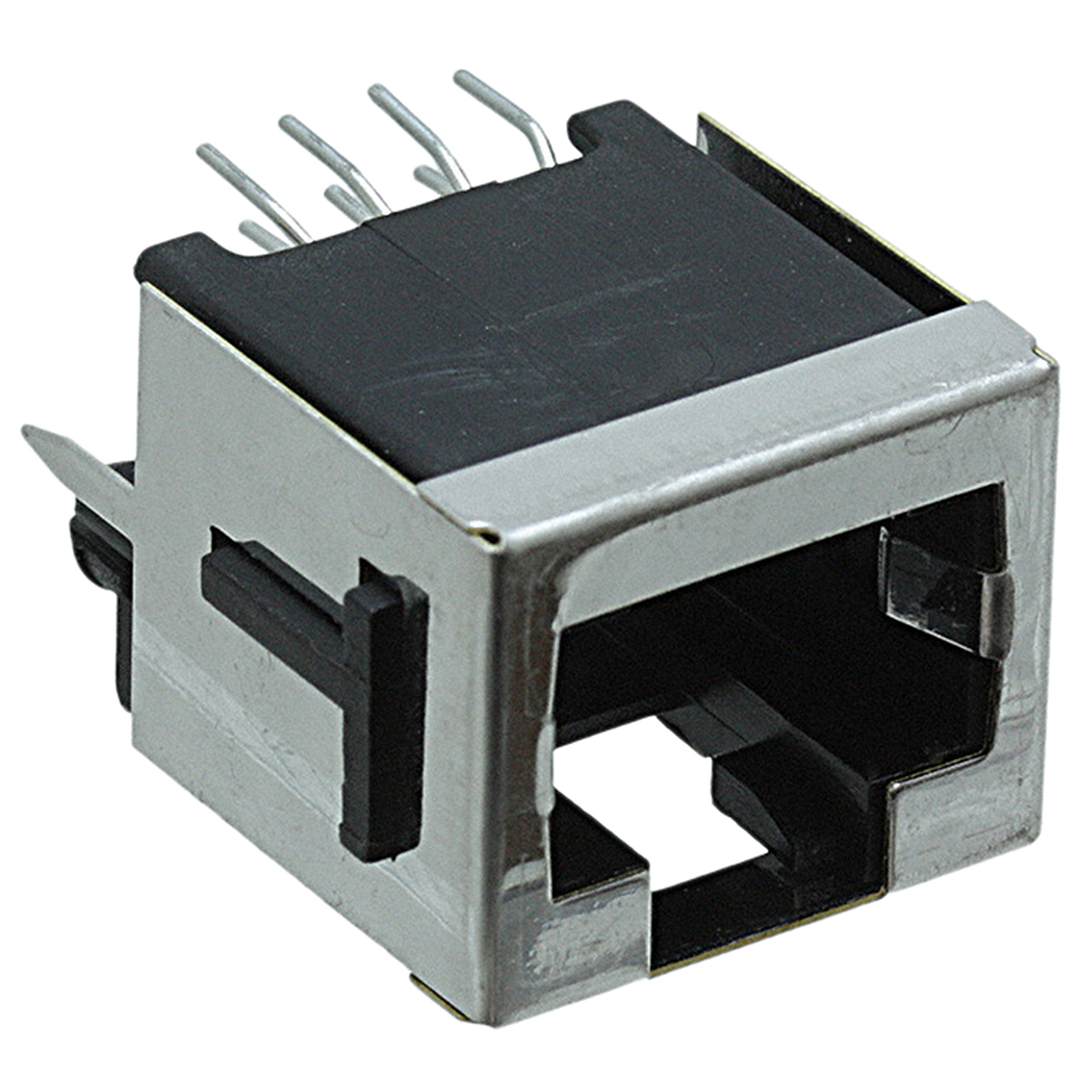 TE Connectivity 100616 Series Female RJ45 Connector, Through Hole, Cat3 Vertical 1 Port 8P8C -Way