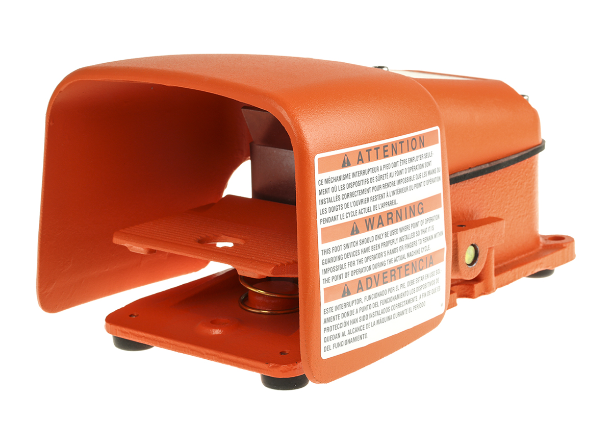 RS PRO Momentary Foot Switch - Cast Iron Case Material, SP-CO, 20 A @ 250 V ac Contact Current, 250V Contact Voltage
