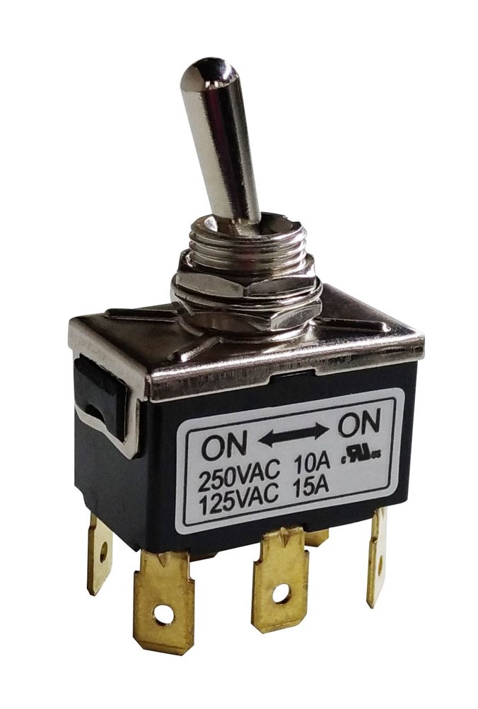 RS PRO Toggle Switch, PCB Mount, On-On, DPDT, Solder Terminal