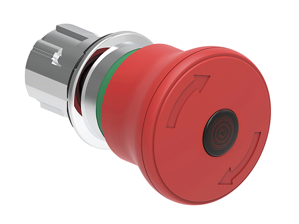 Lovato LPSBL66 Series Latching Emergency Stop Push Button, 22mm Cutout