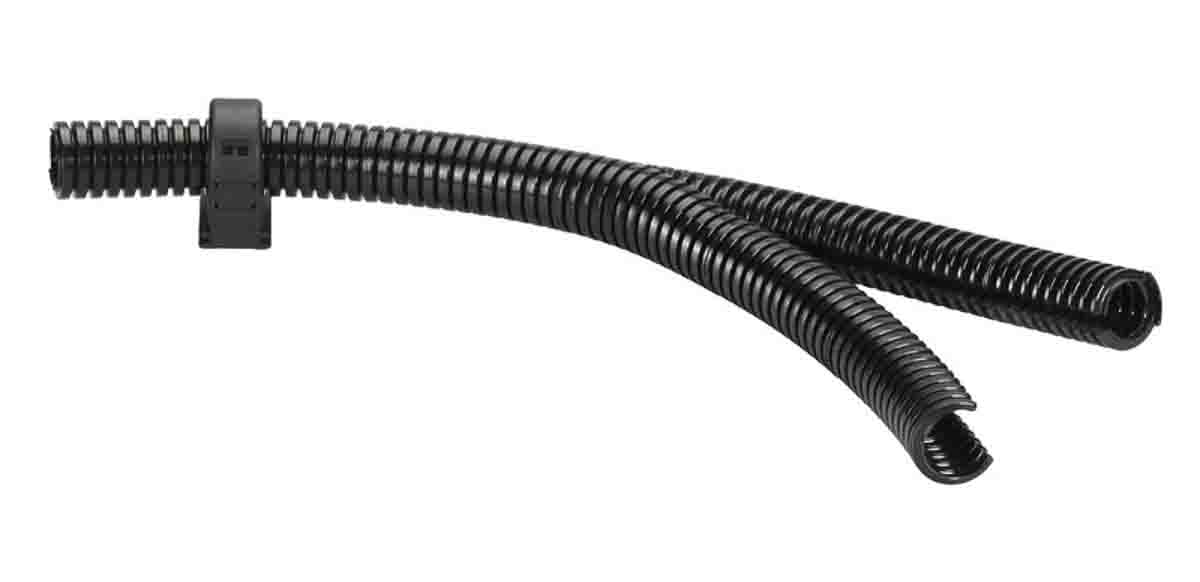 Flexicon Flexible Conduit, 20.5mm Nominal Diameter, Nylon, Black