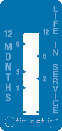 Timestrip Non-Reversible Time Indicator Label