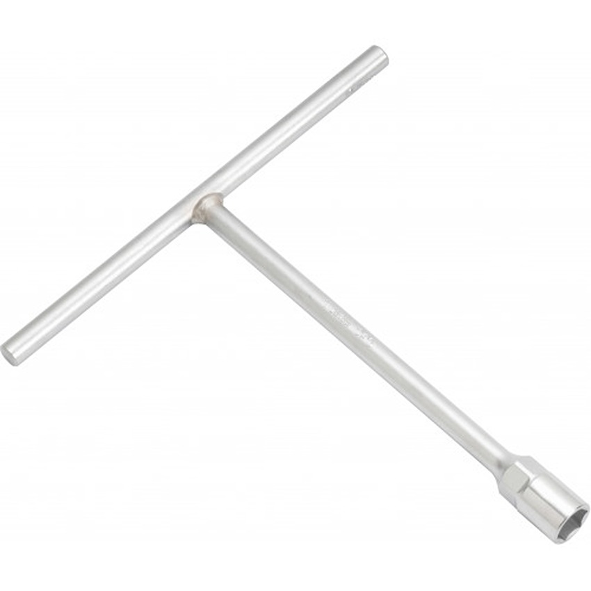 SAM 72104ME17 17 mm Hex Socket Wrench with T-Handle Handle, 455 mm Overall