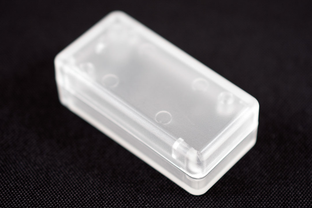 Hammond 1551 Series Translucent White ABS Enclosure, IP54, Flanged, Translucent White Lid, 50 x 25 x 15.5mm