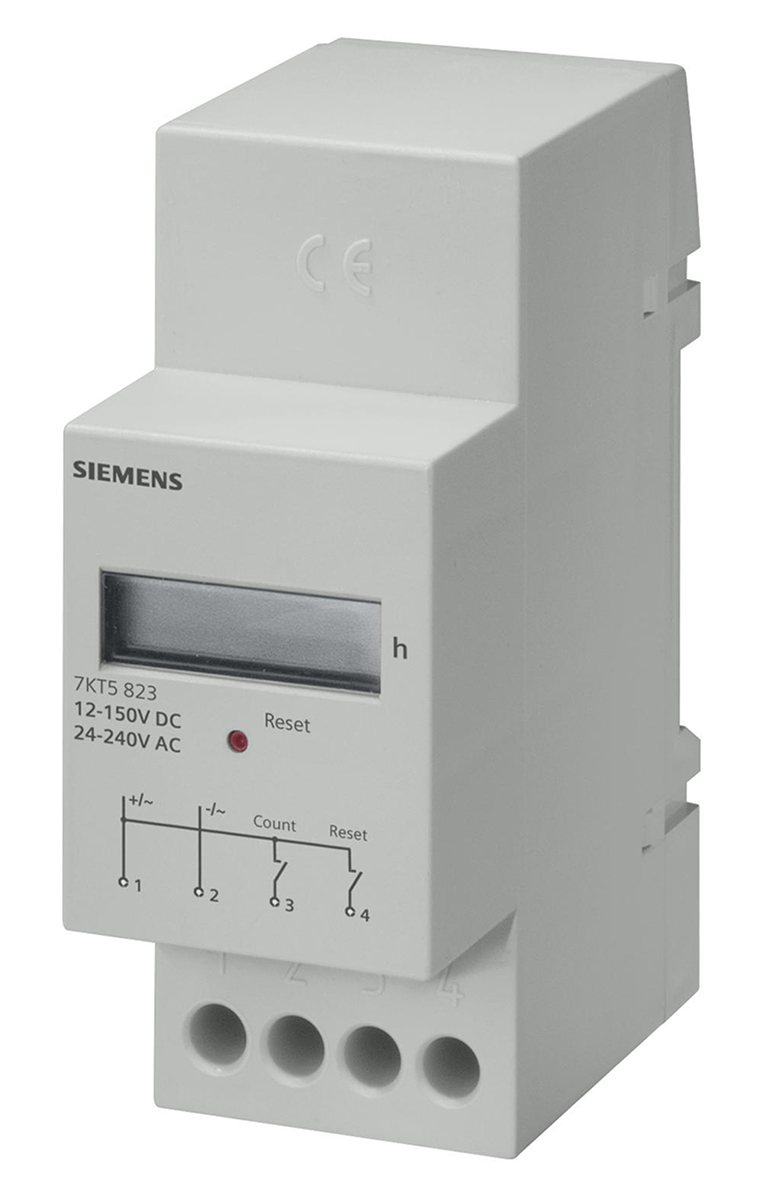 Siemens SENTRON Counter, 7 Digit Mechanical, 50Hz, 12 → 150 V dc, 24 → 240 V ac