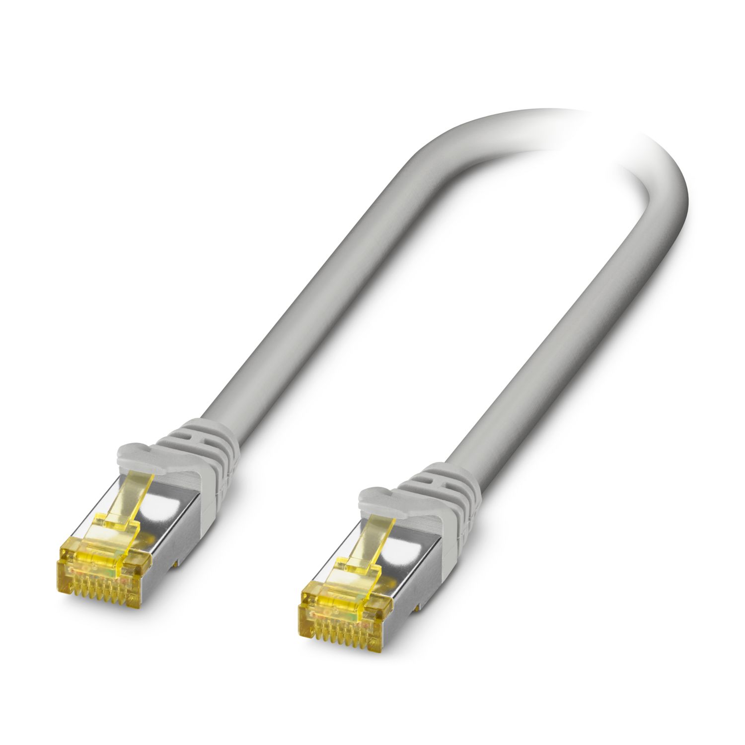 Phoenix Contact, 1m Cat6a, Grey RJ45 to Male RJ45 Male, Terminated