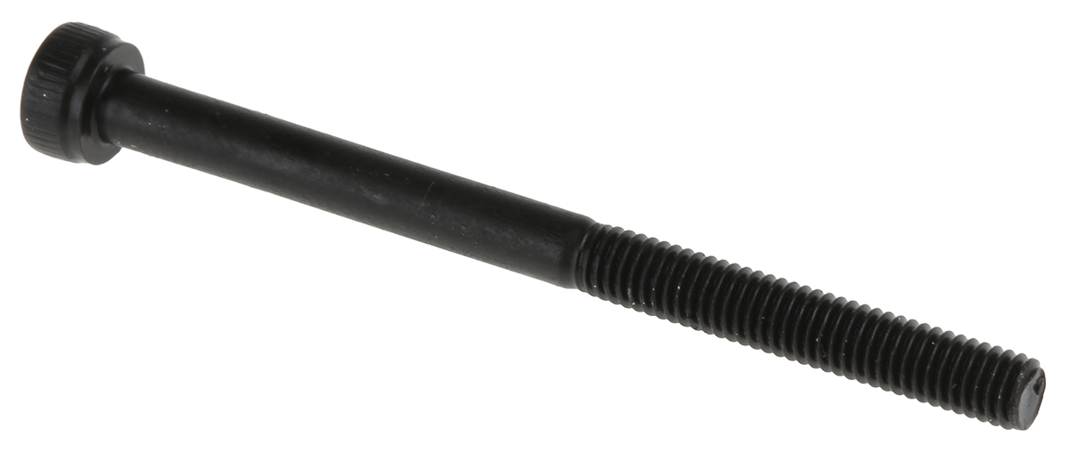 RS PRO Black, Self-Colour Steel Hex Socket Cap Screw, DIN 912, M3 x 40mm