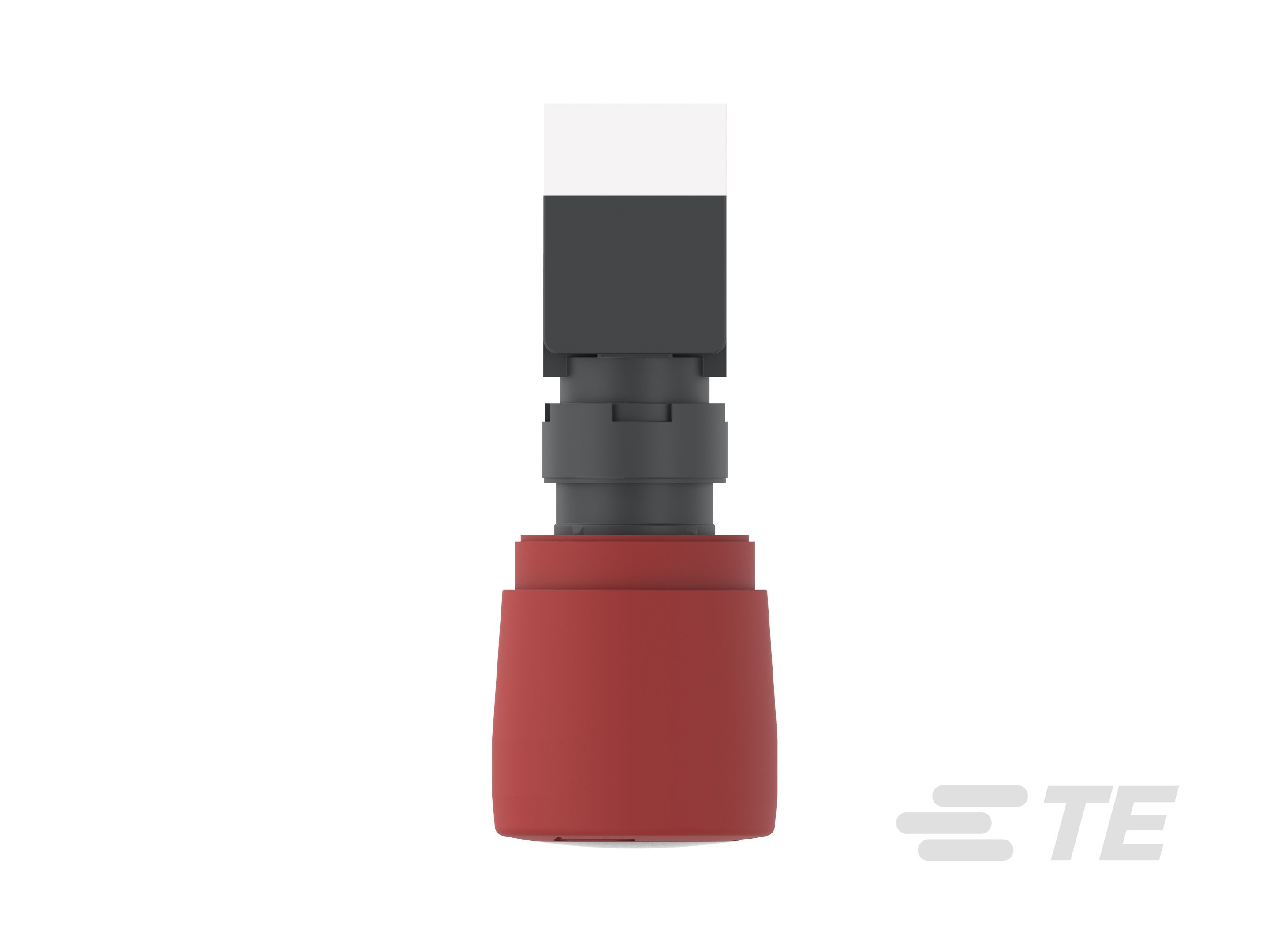 TE Connectivity Twist Release Emergency Stop Push Button, Panel Mount, 16mm Cutout, 1 NO + 1 NC, IP65