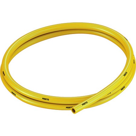 Festo PUN TPE, Hose Pipe, 5.7mm ID, 8mm OD, Yellow