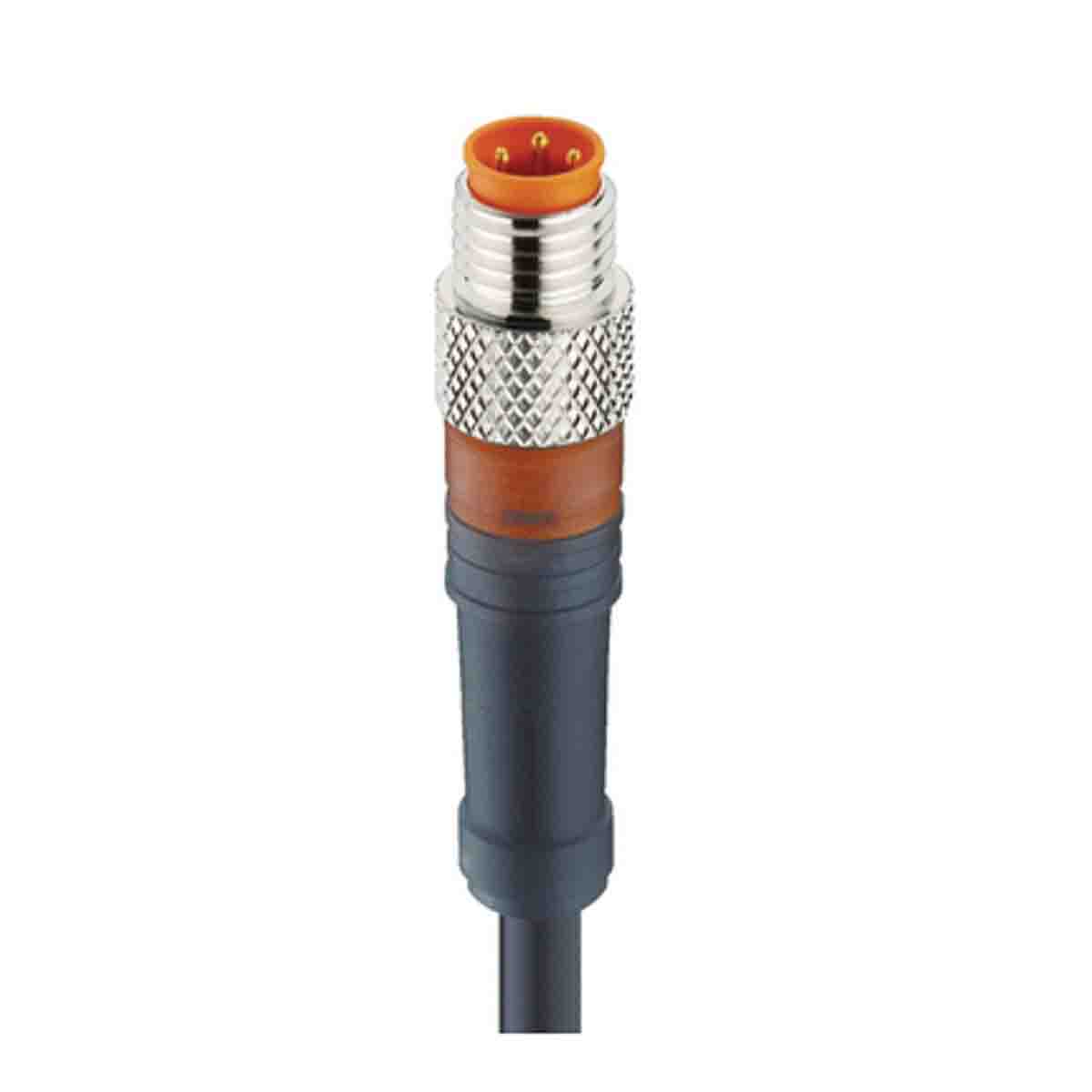 Lumberg Automation Male 3 way M8 to Free End Sensor Actuator Cable, 1.3 m
