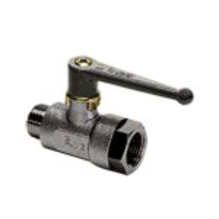 Legris Nickel Plated Brass 2 Way, Ball Valve, Threaded 1/2in, 19mm