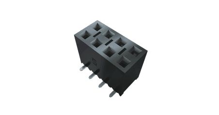 Samtec SSM Series Vertical Surface Mount PCB Socket, 8-Contact, 2-Row, 2.54mm Pitch, SMT Termination