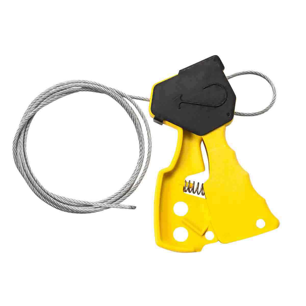 Brady Yellow 1-Lock Glass-Filled Nylon Cable Lockout Devices, 7.87mm Shackle