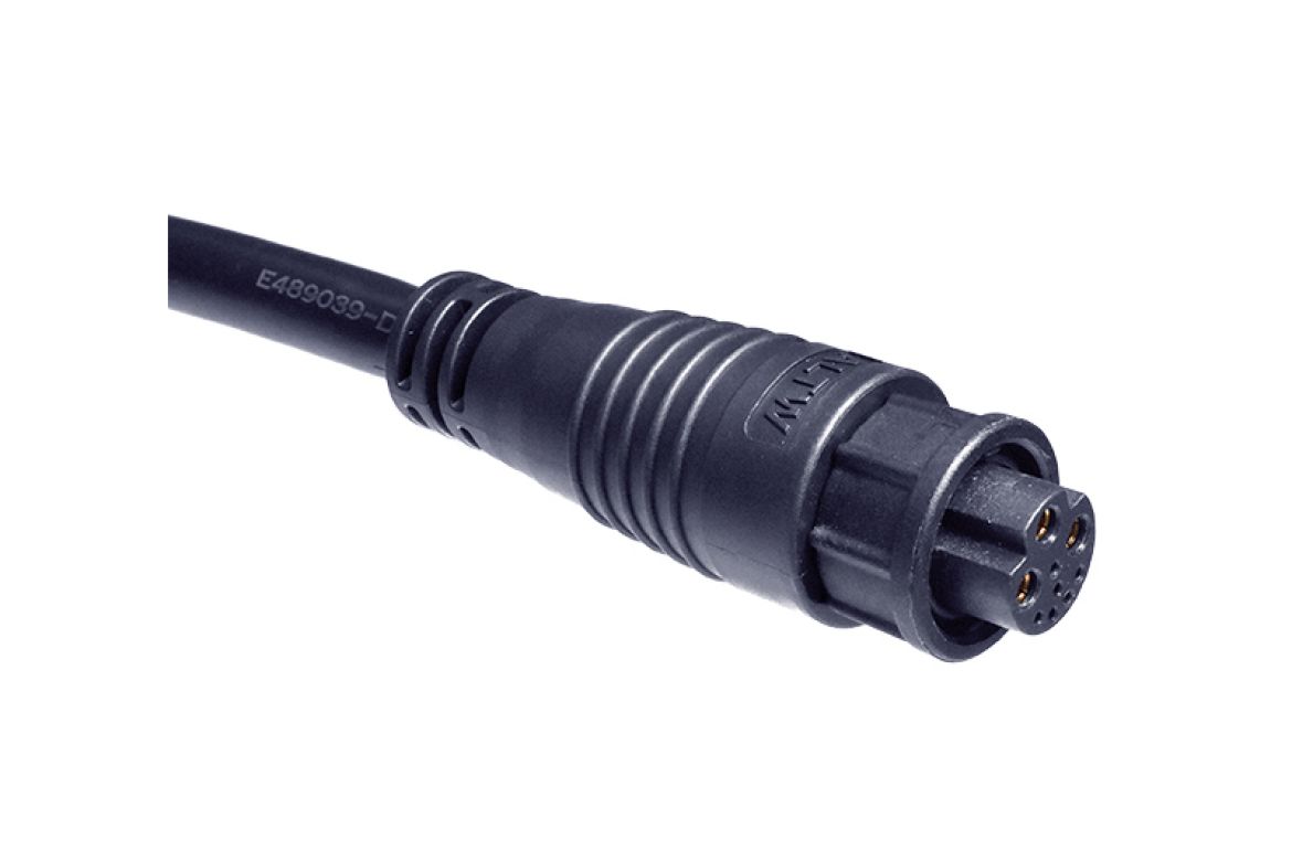 Amphenol Industrial Connector, 9 Contacts, Free Hanging, 18 mm Connector, Socket, Female, IP67, OW-BCU Series