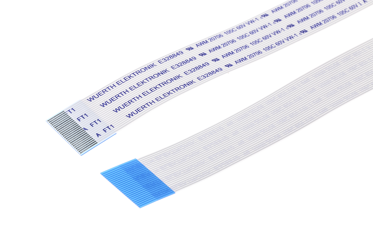 Wurth Elektronik 6876 Series FFC Ribbon Cable, 24-Way, 0.5mm Pitch, 200mm Length