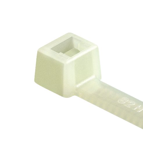 HellermannTyton Cable Tie, 205mm x 4.7 mm, Natural Polyamide 6.6 (PA66), Pk-100