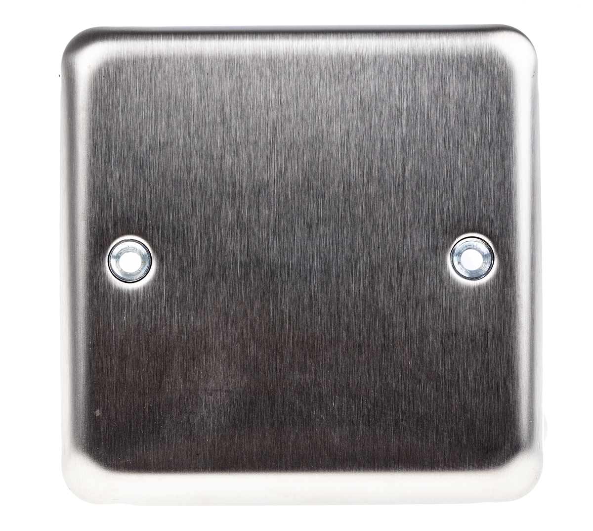 MK Electric 1 Gang Stainless Steel Blanking Plate