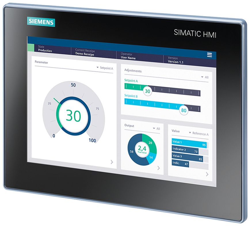 Siemens SIMATIC HMI Unified Basic Series SIMATIC HMI Panel - 10.1 in, TFT Display, 1280 x 800