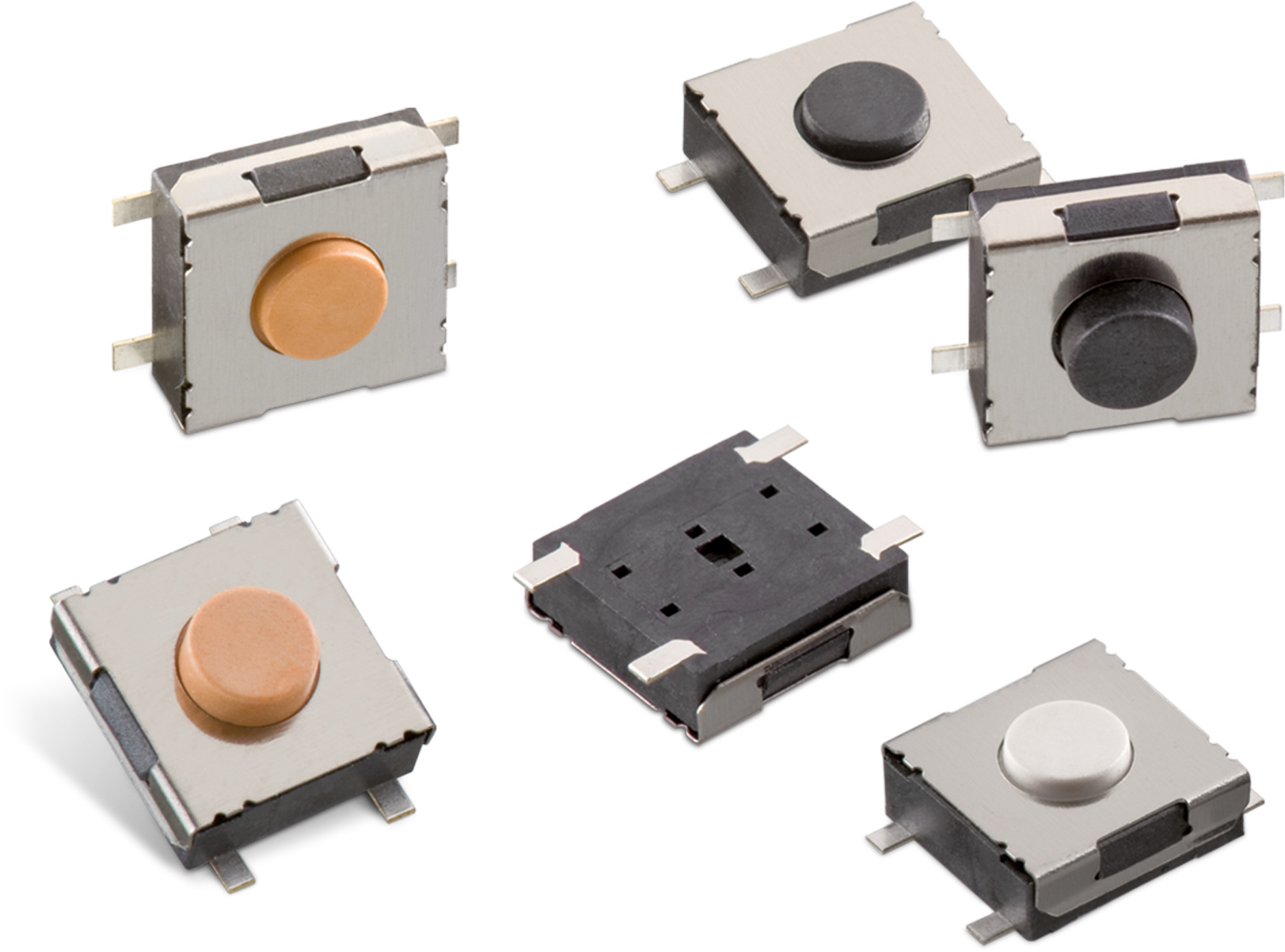 Wurth Elektronik White Tact Switch, SPST 50mA 3mm Surface Mount