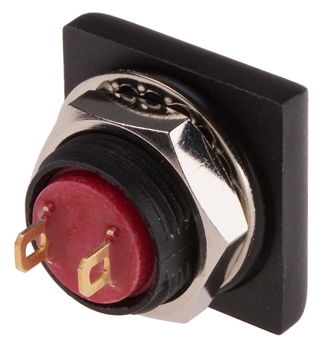 RS PRO Push Button Switch, Momentary, PCB, 13.6mm Cutout, SPST, 30V dc, IP67