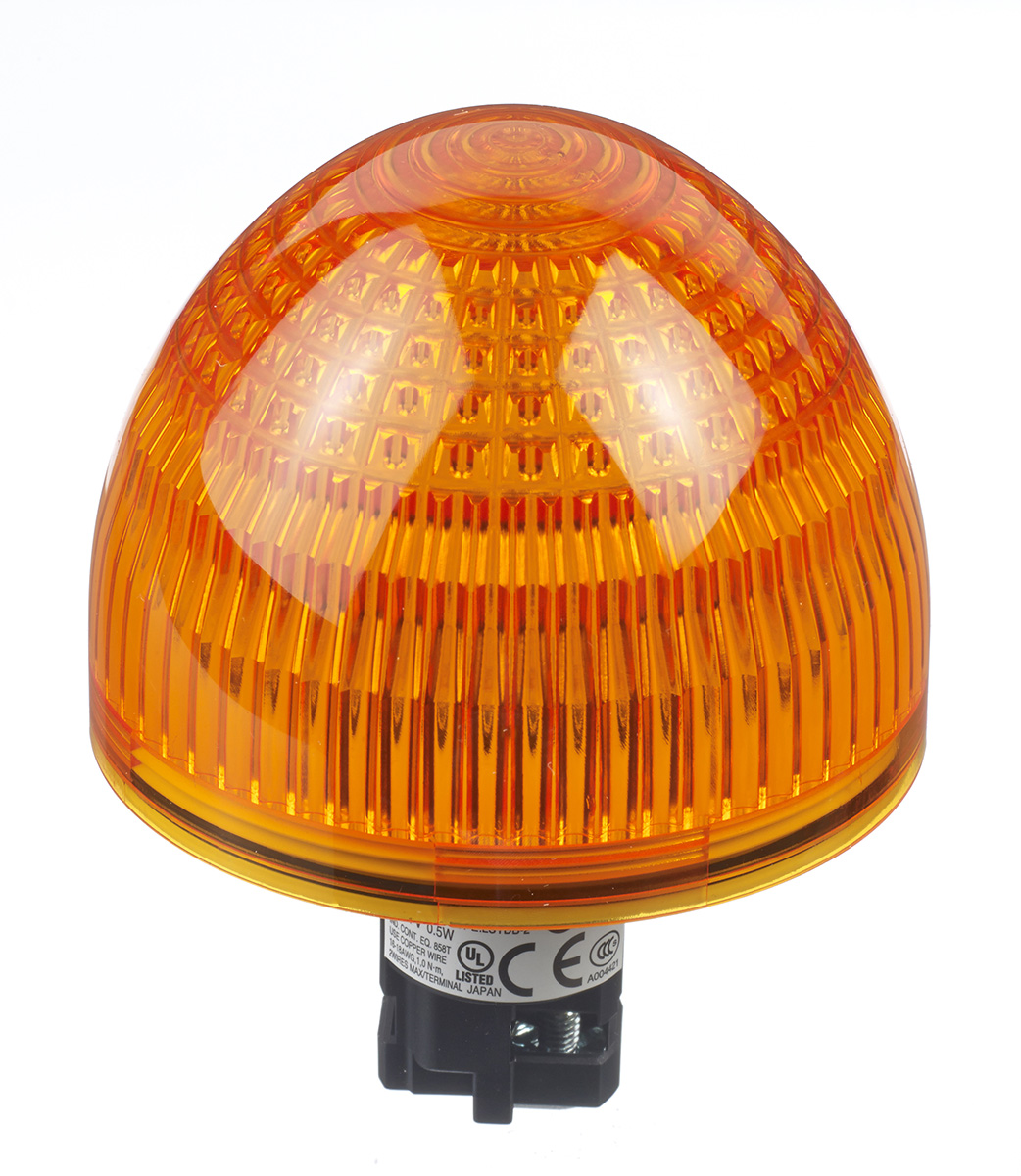 Idec Orange Panel Mount Indicator, 22.3mm Mounting Hole Size, IP65