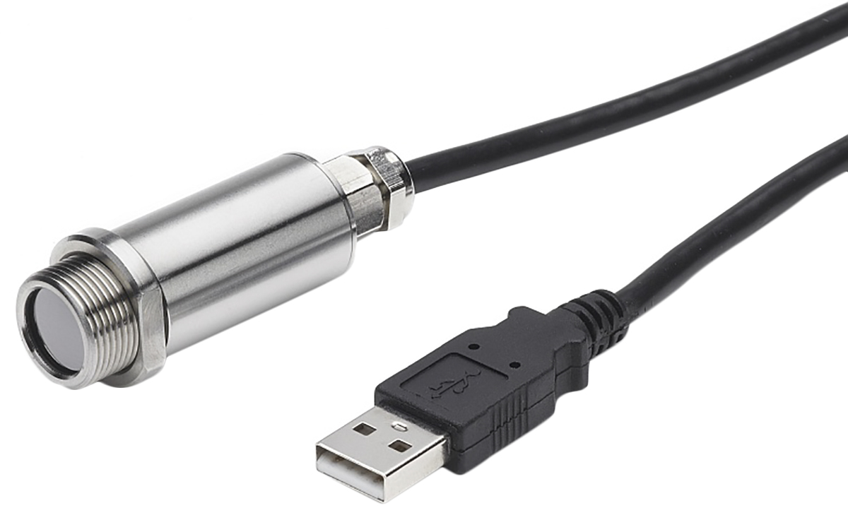 Calex PMU201 USB IR Temperature Sensor, 1.45m Cable, -20°C to +1000°C