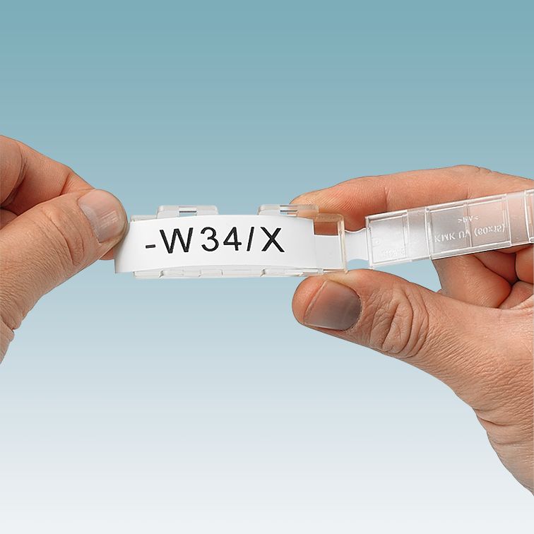 Phoenix Contact MM-EML Black on Silver Label Printer Tape, 8 m Length, 24 mm Width, 8m Label Length, 24mm Label Width