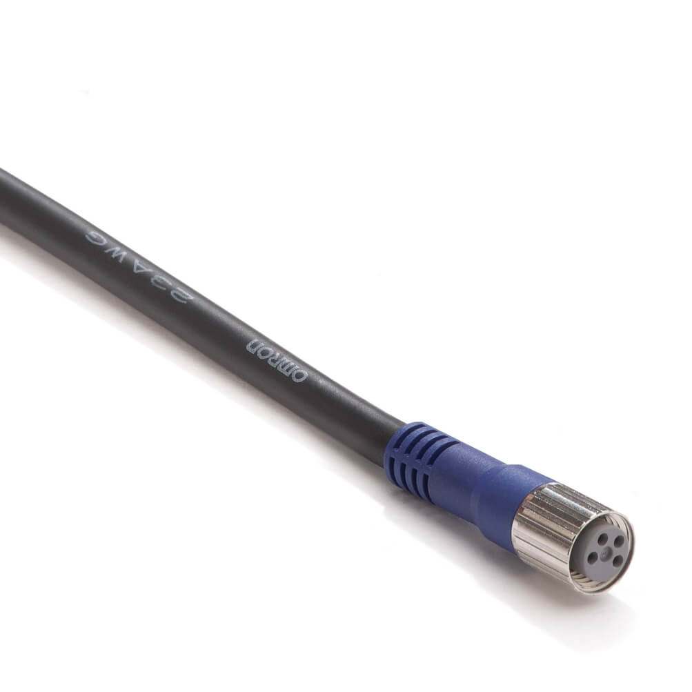Omron Female 4 way M8 to Free End Sensor Actuator Cable, 5 m