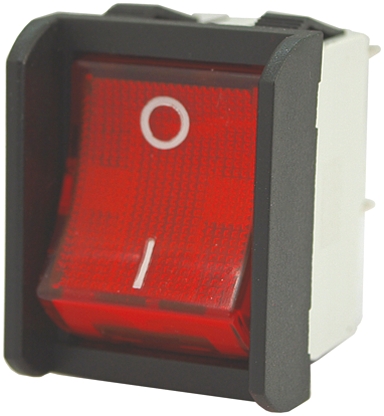 Apem DPST, On-Off Rocker Switch Panel Mount