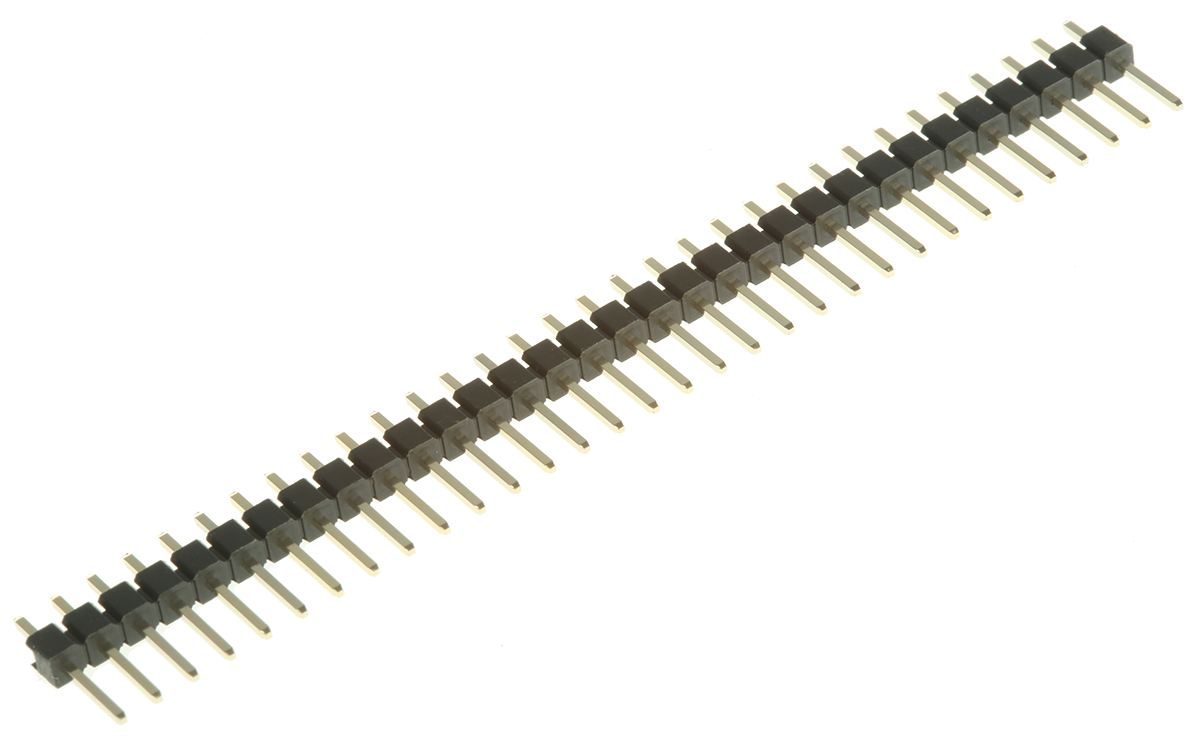 Wurth Elektronik WR-PHD Series Straight Through Hole Pin Header, 32 Contact(s), 2.54 mm Pitch, 1 Row, Unshrouded