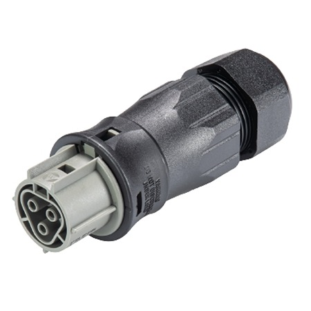 Wieland RST CLASSIC Series Connector, 3-Pole, Female, 3-Way, Push-In, 25A, IP66, IP68
